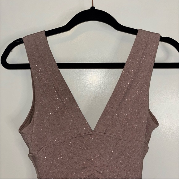 Windsor Sparkling Brown Sleeveless Cocktail Dress Size Small - Picture 13 of 15